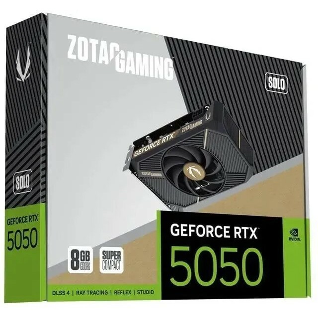 Видеокарта Zotac GeForce RTX 5050 SOLO 8Gb (ZT-B50500G-10L)