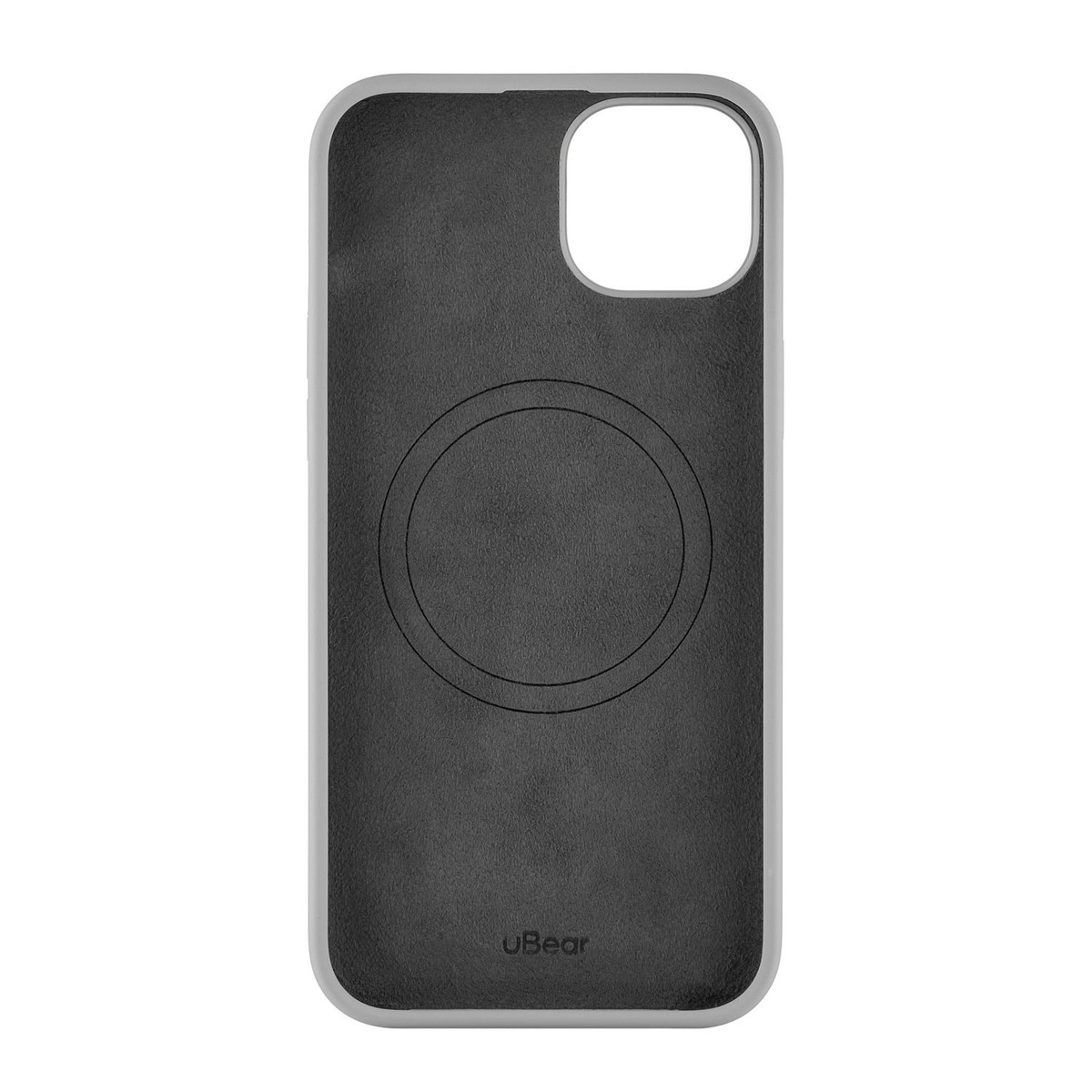 Чехол-накладка uBear Touch Mag Case для смартфона Apple iPhone 15 Plus (Цвет: Moon Gray)