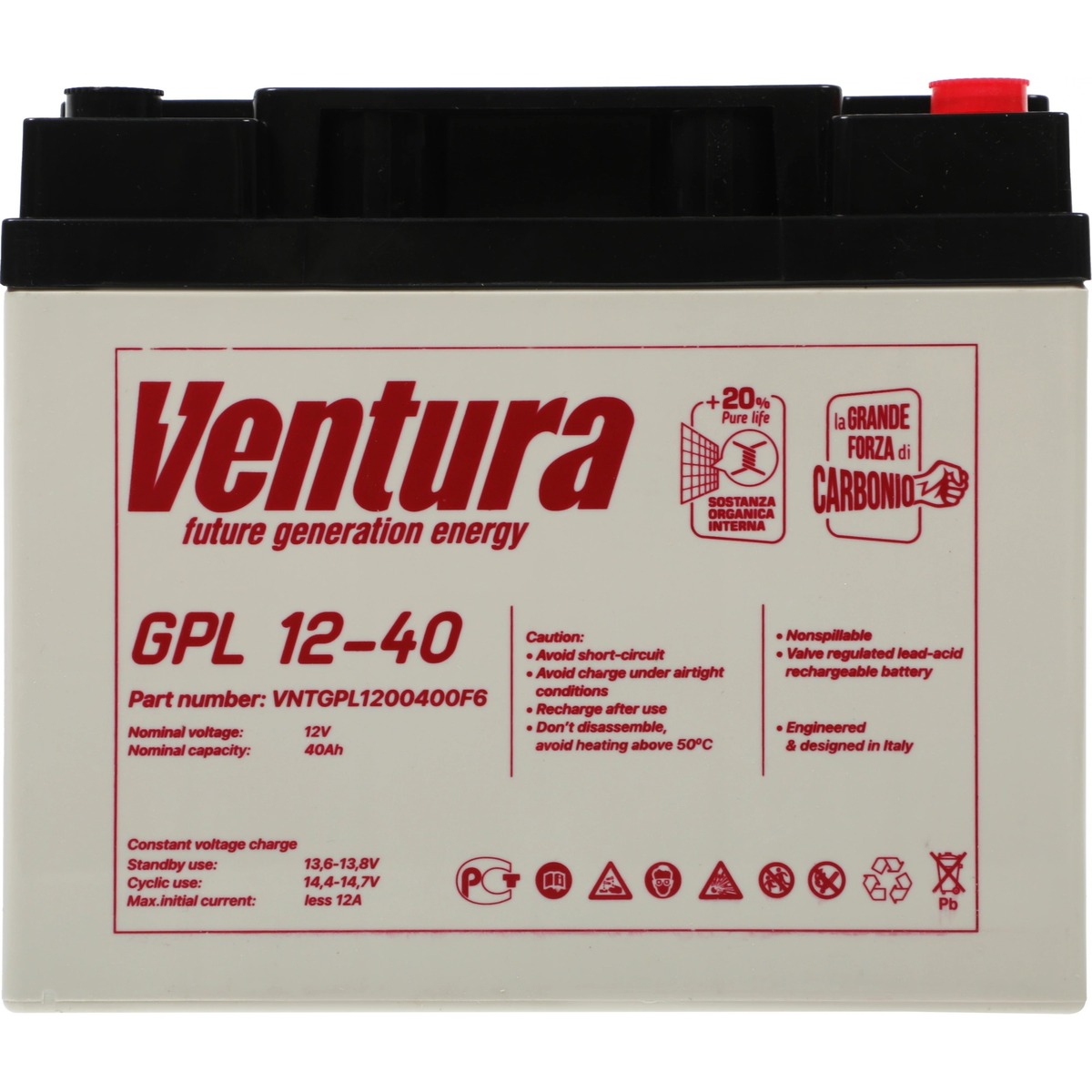 Батарея для ИБП Ventura GPL 12-40 12В 40Ач