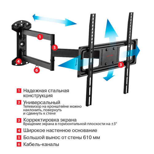 55um7300plb крепление к стене