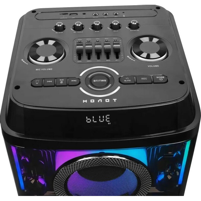 Минисистема Ural Молот 203, черный 