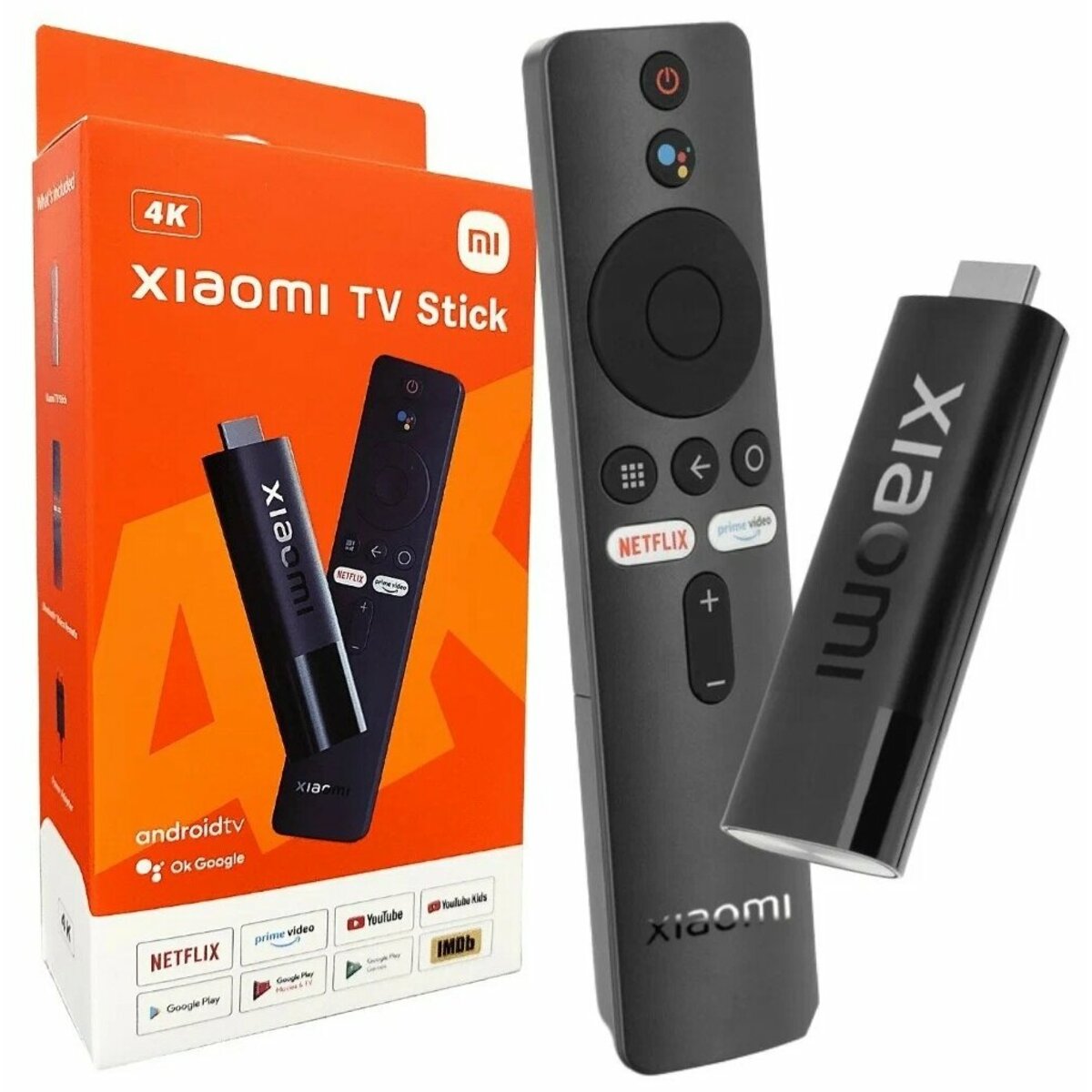 ТВ-адаптер Xiaomi Mi TV Stick 4K, черный