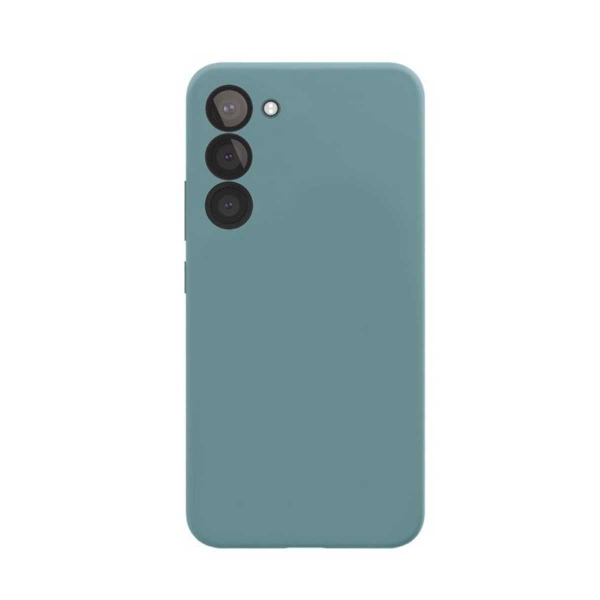 Чехол-накладка VLP Silicone Сase Soft Touch для смартфона Samsung Galaxy S23 (Цвет: Dark Green)