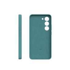 Чехол-накладка VLP Silicone Сase Soft Touch для смартфона Samsung Galaxy S23 (Цвет: Dark Green)