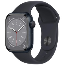 Умные часы Apple Watch Series 8 41mm Aluminium Case with Sport Band M/L (Цвет:Midnight)