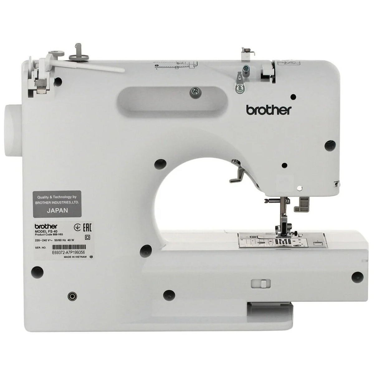 Швейная машина Brother FS-40S (Цвет: White / Blue)