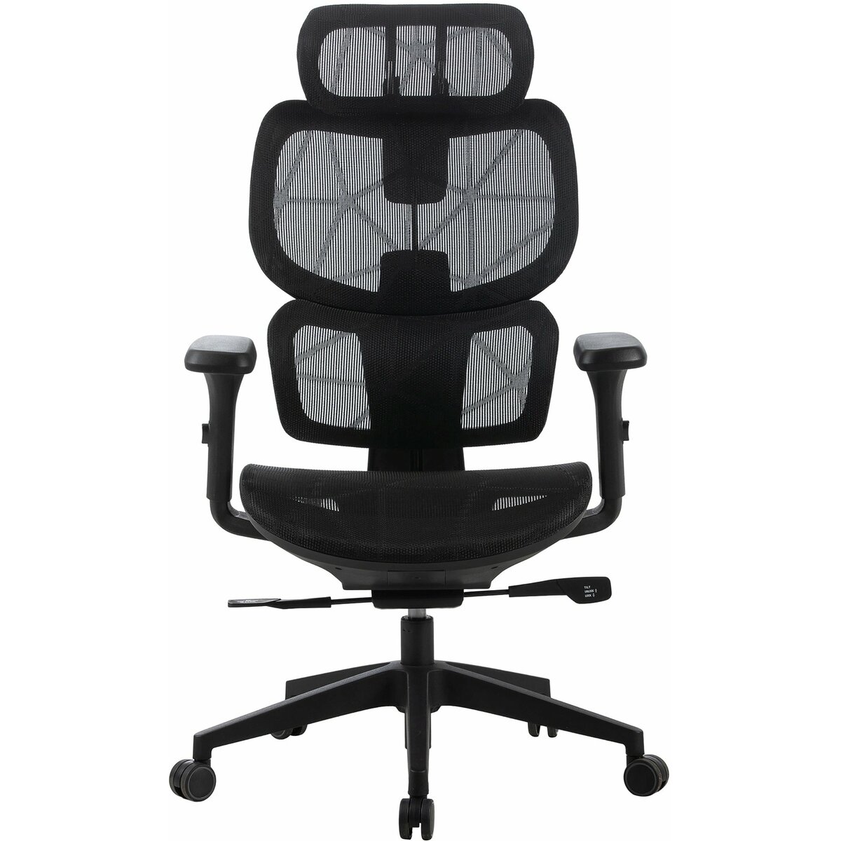 Кресло Cactus CS-MC555-BK, черный 