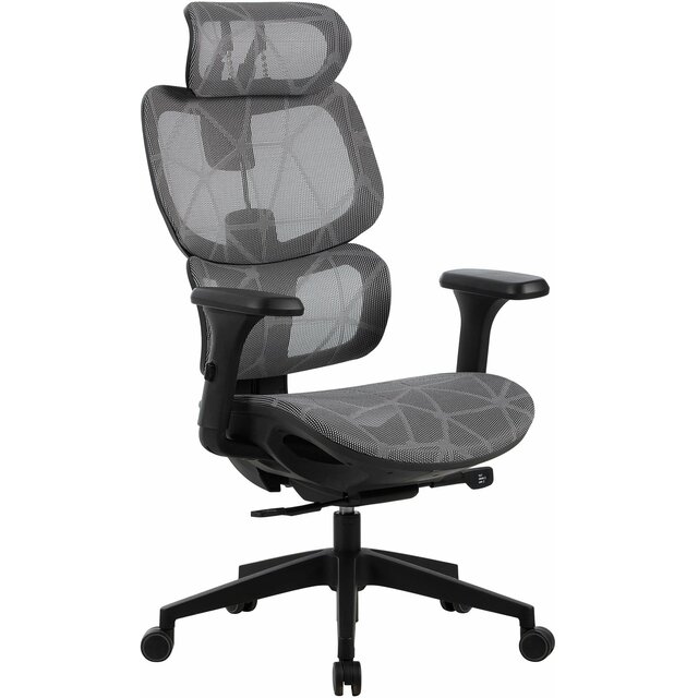 Кресло Cactus CS-MC555-GY (Цвет: Gray / Black) Кресло Cactus CS-MC555-GY (Цвет: Gray / Black)