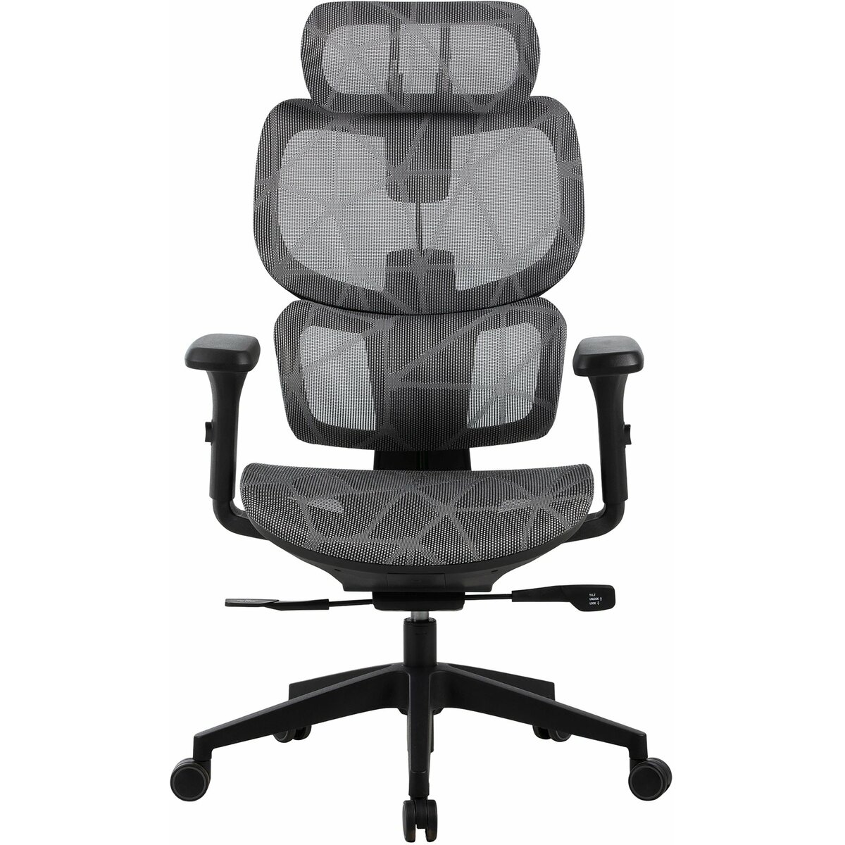 Кресло Cactus CS-MC555-GY (Цвет: Gray/Black)