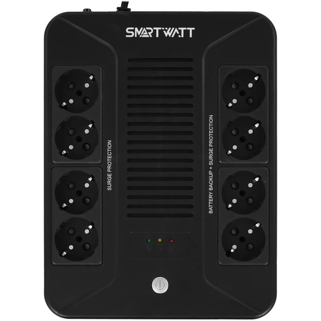 Источник бесперебойного питания Smartwatt SAFE PRO 650, черный Источник бесперебойного питания Smartwatt SAFE PRO 650, черный