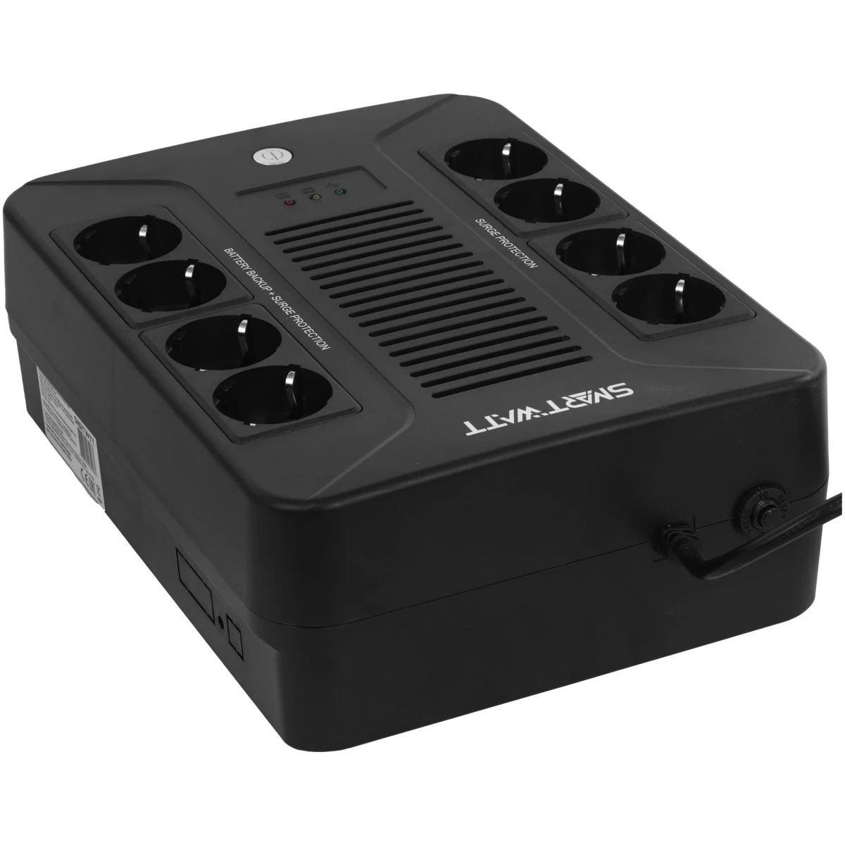 Источник бесперебойного питания Smartwatt SAFE PRO 650, черный