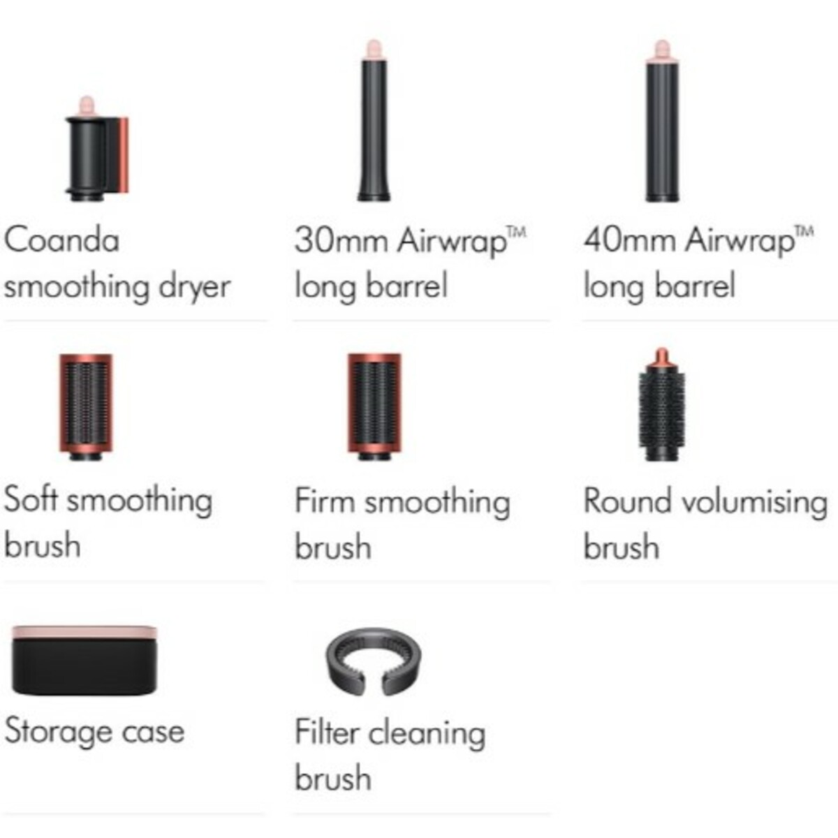 Стайлер Dyson Airwrap Complete Long HS05 (Цвет: Strawberry Bronze/Blush Pink)