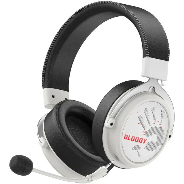 Компьютерная гарнитура A4Tech Bloody MR590 Sports (Цвет: White/Black)