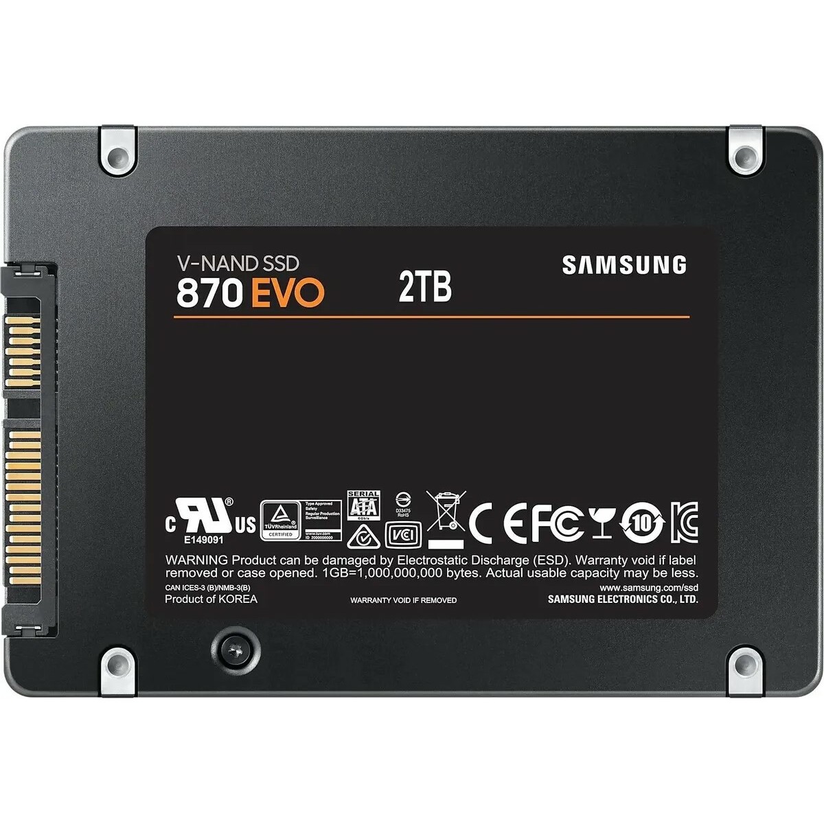 Накопитель SSD Samsung SATA III 2Tb MZ-77E2T0B / EU 