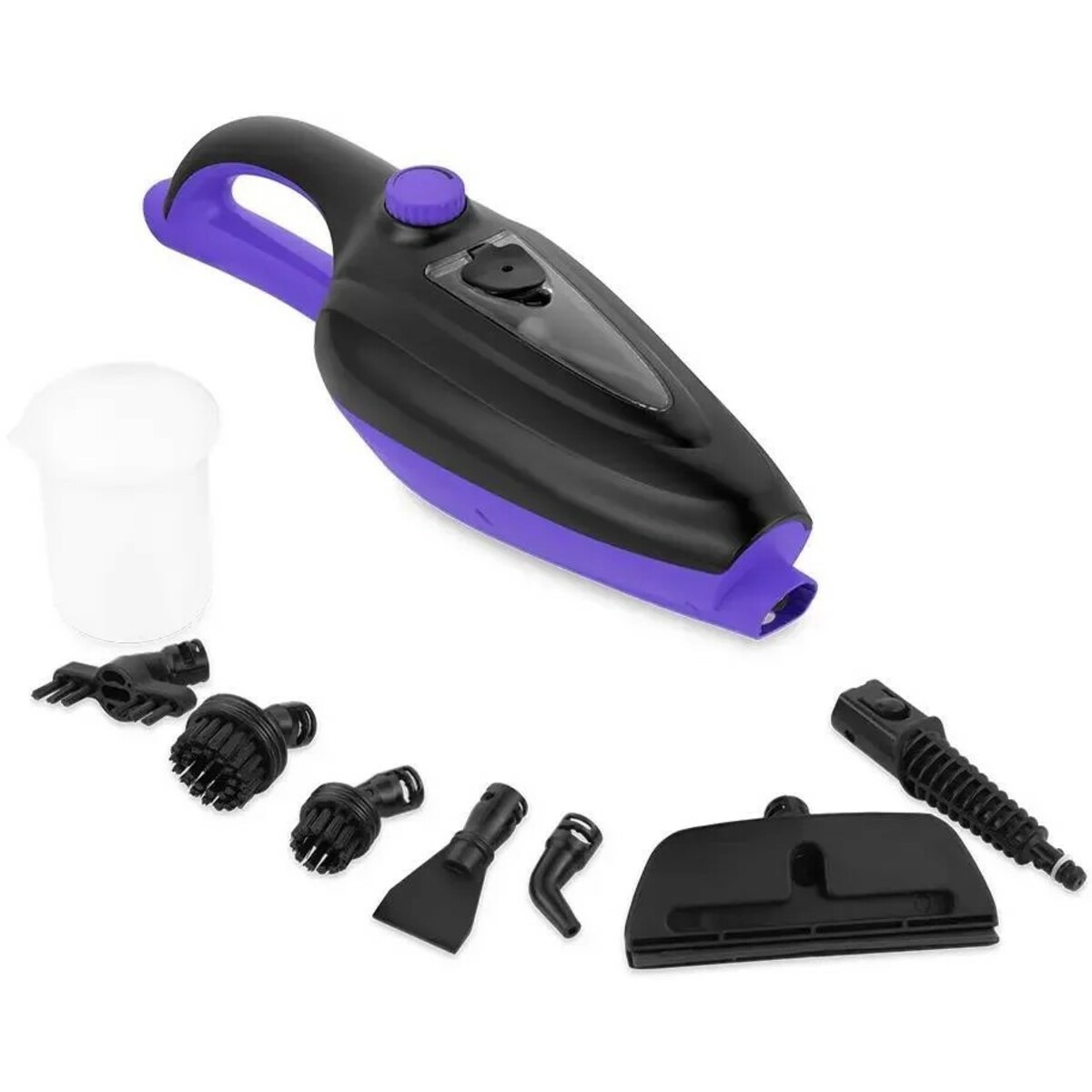 Швабра паровая Kitfort КТ-1051 (Цвет: Black/Purple)