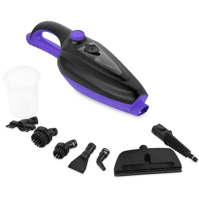 Швабра паровая Kitfort КТ-1051 (Цвет: Black / Purple)