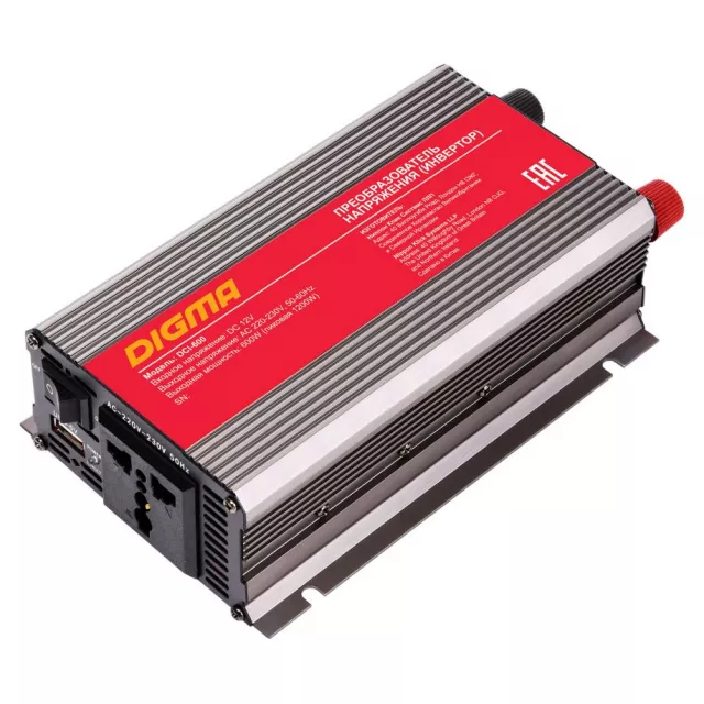 Автоинвертор Digma DCI-600 (Цвет: Grey)