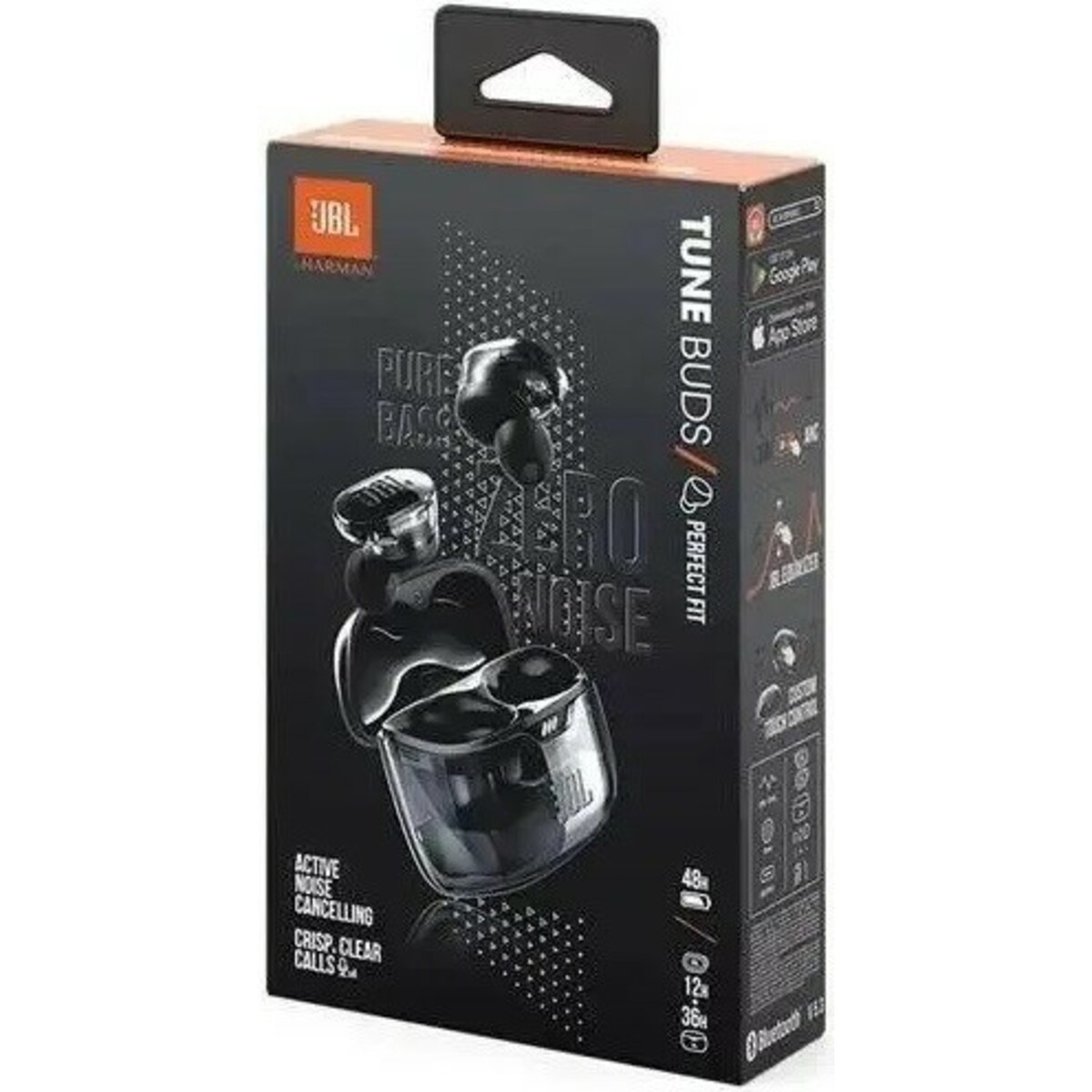 Наушники JBL Tune Buds Ghost, черный 