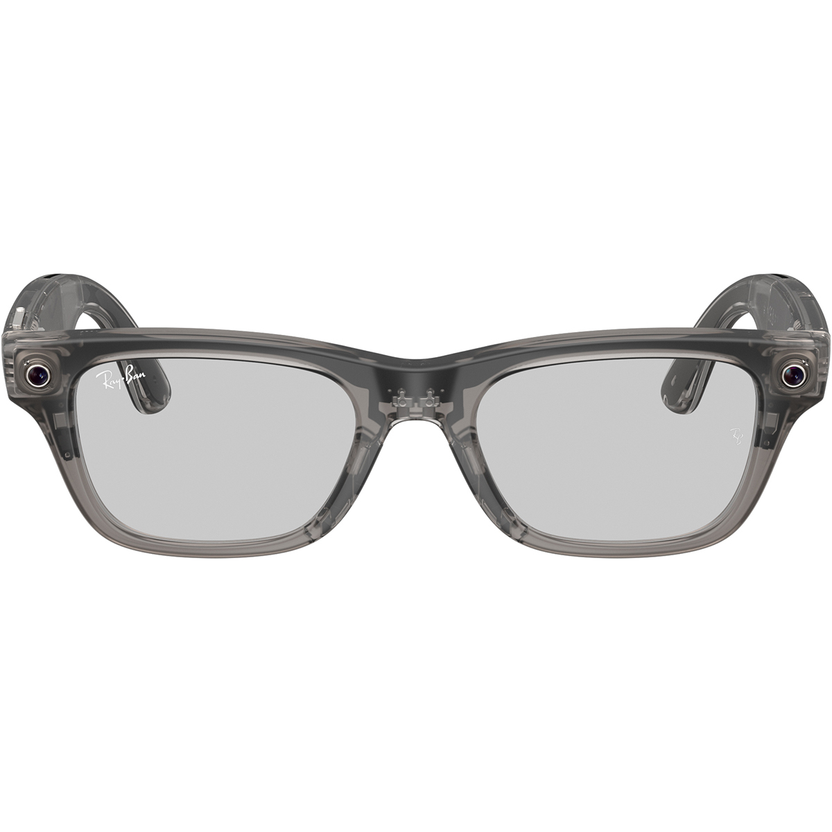 Умные очки Ray-Ban Meta Blayzer Optics RW7001 (Gen 2) (Цвет: Matte Transparent Ice Grey/Clear)