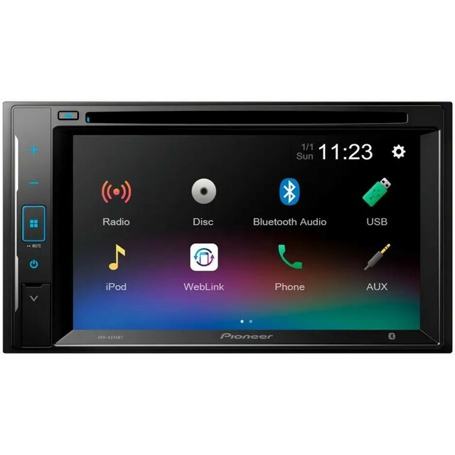 Автомагнитола Pioneer AVH-A245BT, черный