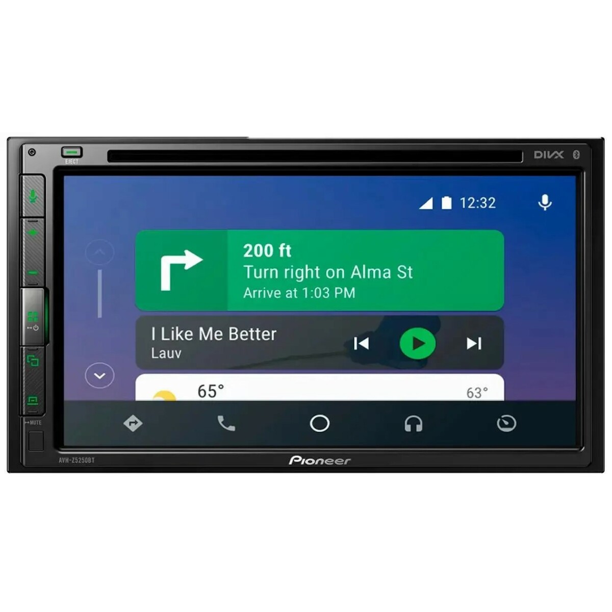 Автомагнитола Pioneer AVH-Z5250BT, черный