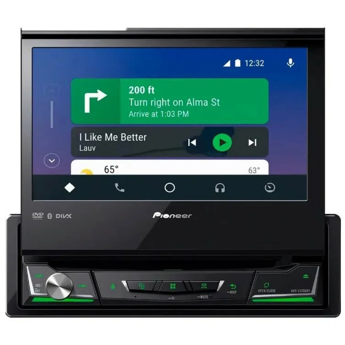 Автомагнитола Pioneer AVH-Z7250BT, черный