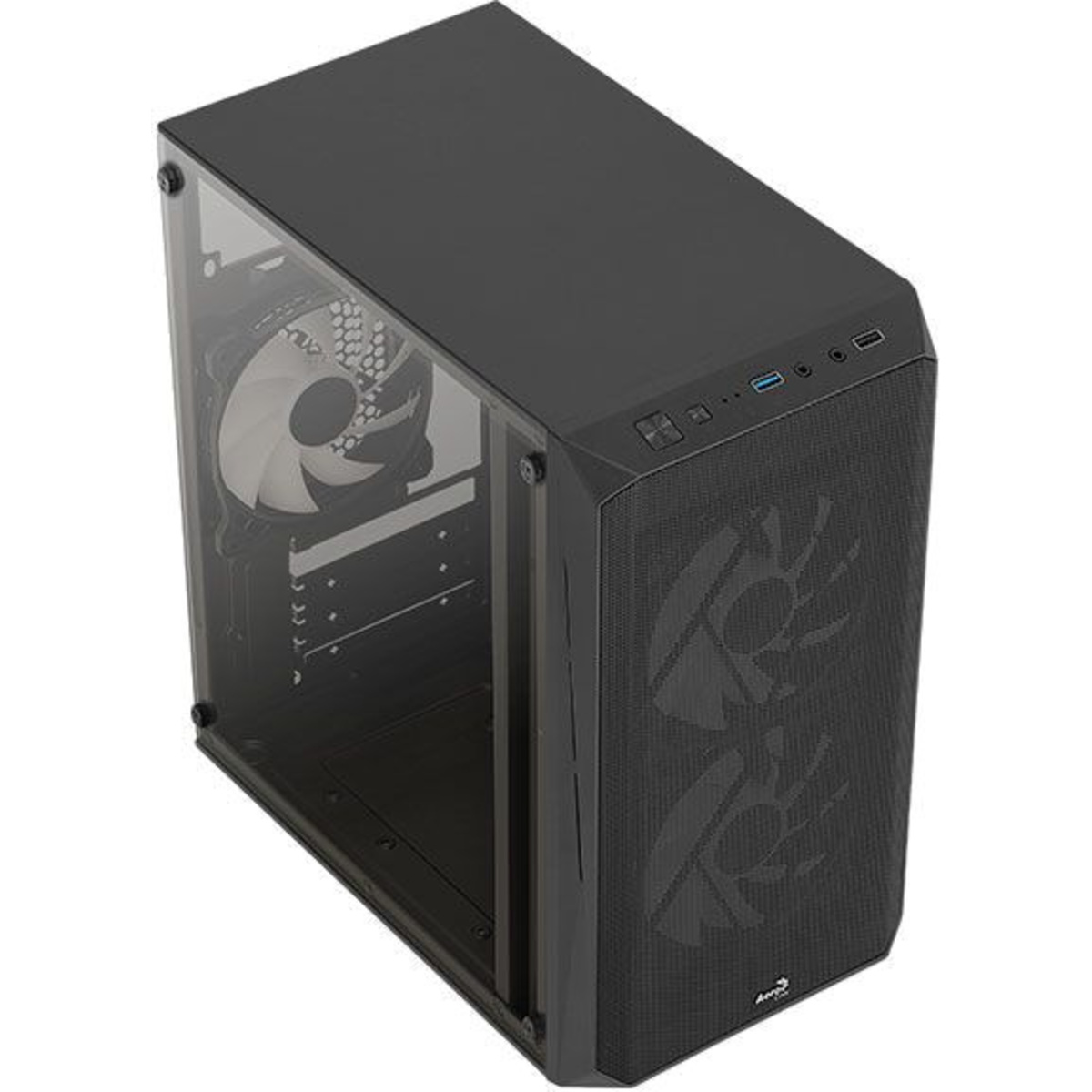 Корпус Aerocool CS-107-A-BK-v2 (Цвет: Black)