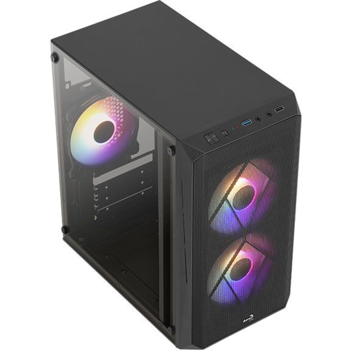 Корпус Aerocool CS-107-A-BK-v2 (Цвет: Black)