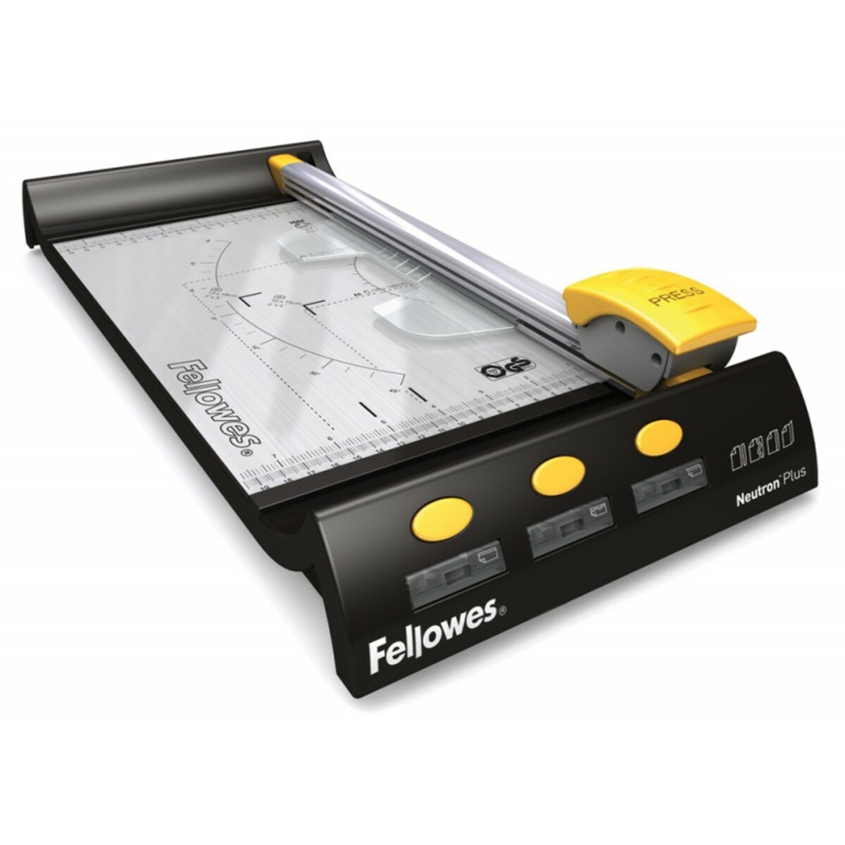 Резак дисковый Fellowes Neutron A4 Plus (FS-54101) A4 / 10лист. / 320мм / ручн.прижим