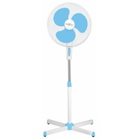 Вентилятор напольный Scarlett SC-SF111B29 (Цвет: White/Blue)