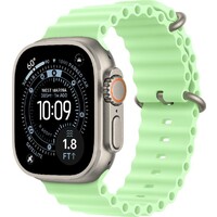 Умные часы Apple Watch Ultra 3 49mm Titanium Case with Ocean Band  (Цвет: Natural/Neon Green)