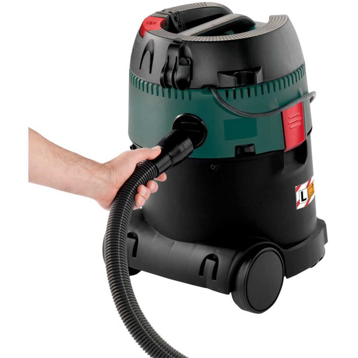 Строительный пылесос Metabo ASA 25 L PC 1250Вт (уборка: сухая/влажная) зеленый