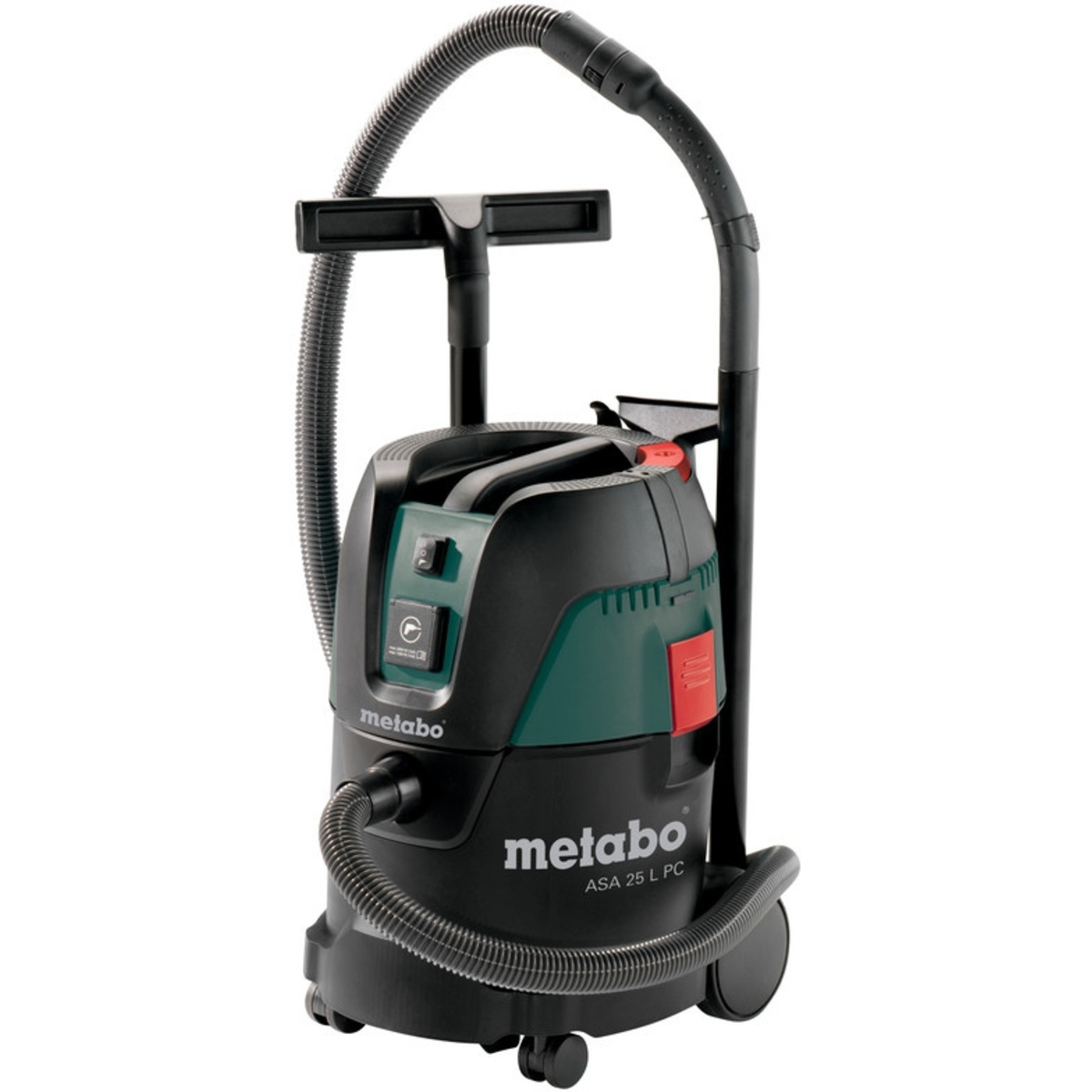 Строительный пылесос Metabo ASA 25 L PC 1250Вт (уборка: сухая/влажная) зеленый