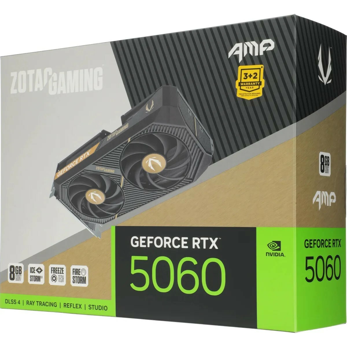Видеокарта Zotac GeForce RTX 5060 AMP 8Gb (ZT-B50600F-10M)