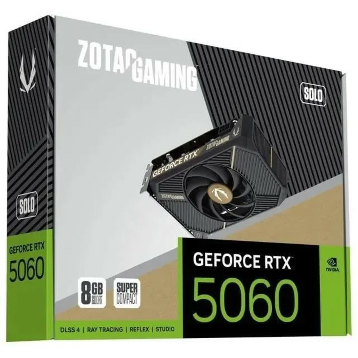 Видеокарта Zotac GeForce RTX 5060 SOLO 8Gb (ZT-B50600G-10L)