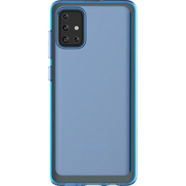 Чехол-накладка Araree A Cover для смартфона Samsung Galaxy A71 (Цвет: Blue)