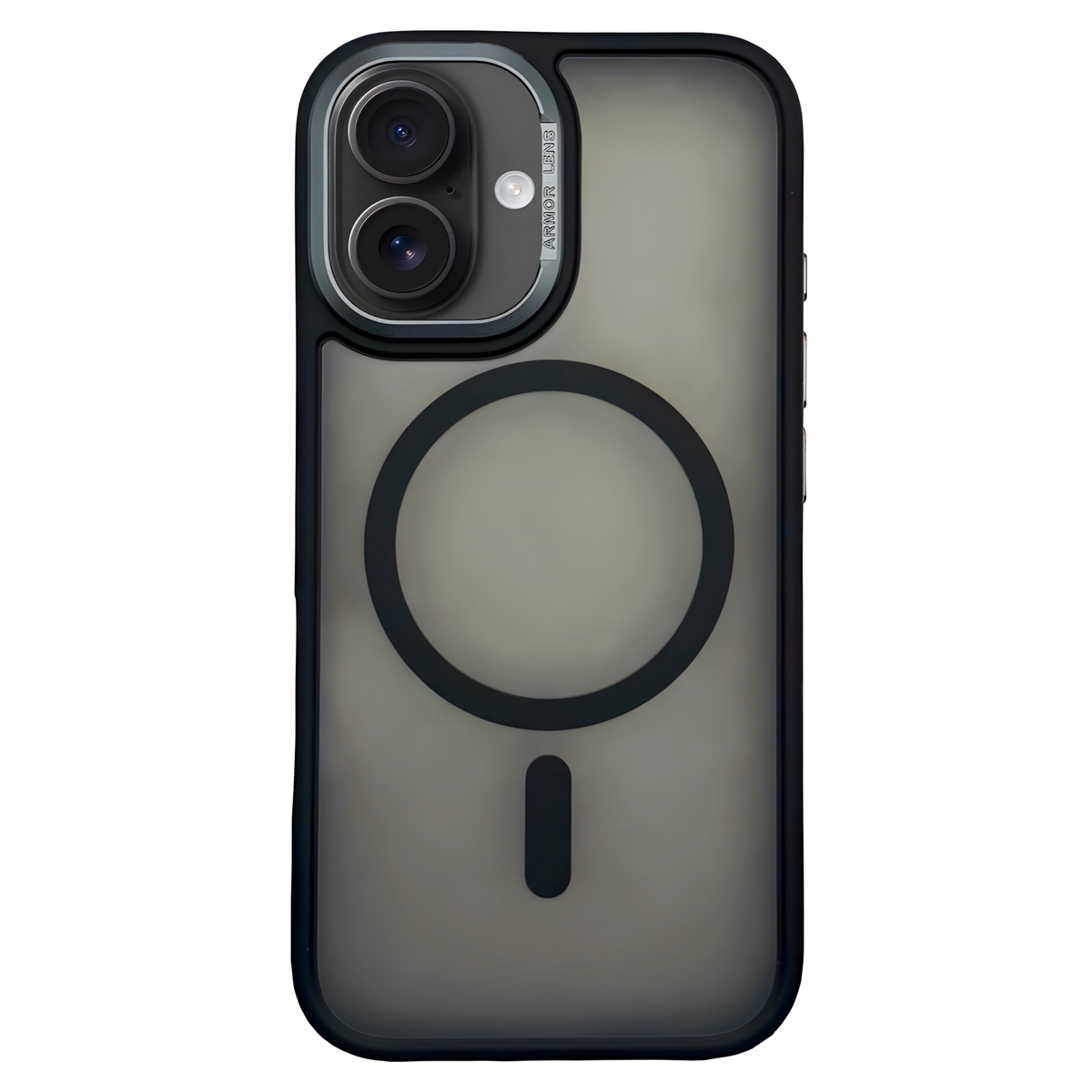 Чехол-накладка Comma Joy Elegant Magnetic Anti-Shock Case для iPhone 16 Plus (Цвет: Black)