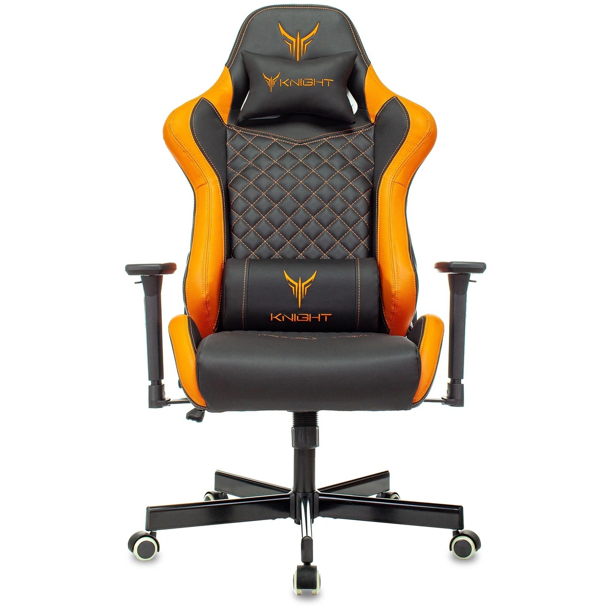 Кресло игровое Knight ARMOR (Цвет: Black / Orange)