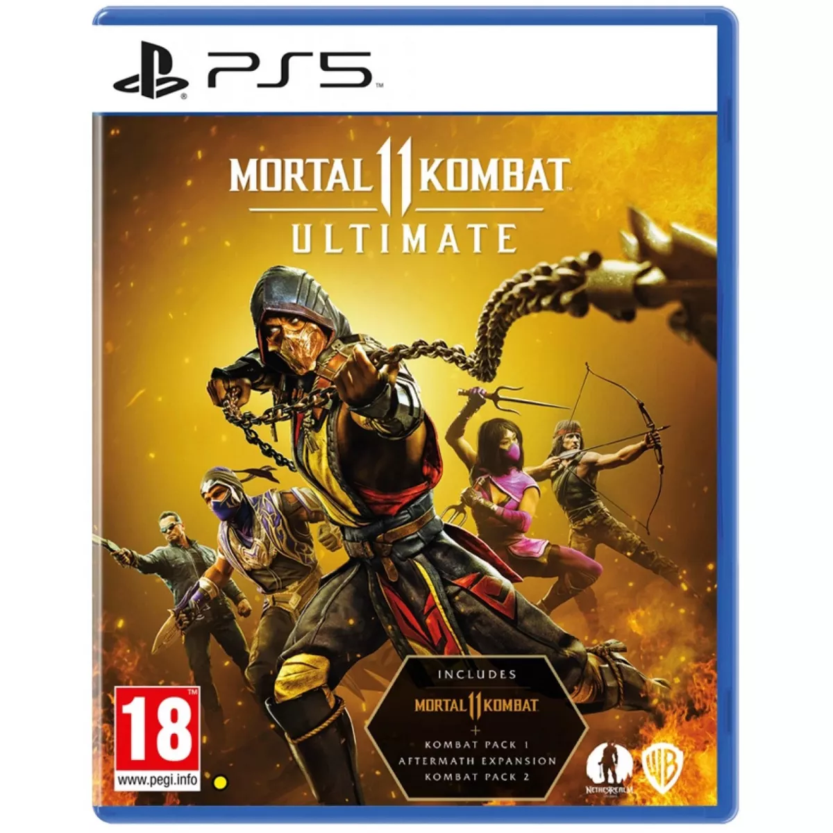 Игра для PS5 PlayStation Mortal Kombat 11 Ultimate (18+)