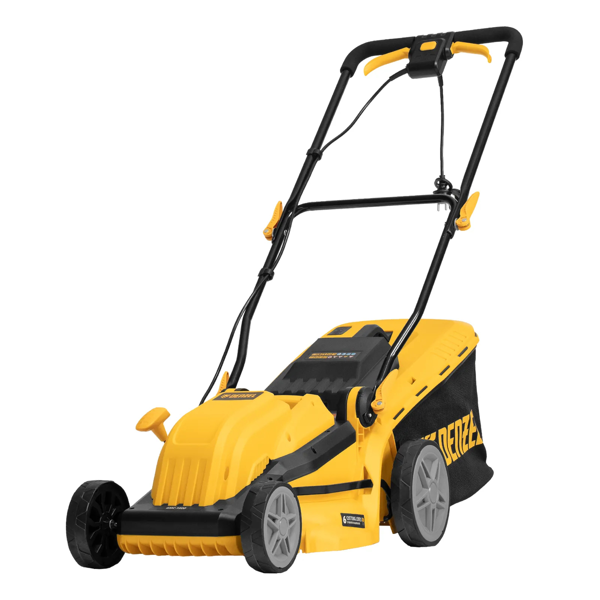 Газонокосилка роторная DENZEL GMC-1800 (Цвет: Yellow/Black)