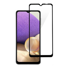 Защитное стекло 3D Full Glue Tempered для смартфона Samsung Galaxy A03S, черный
