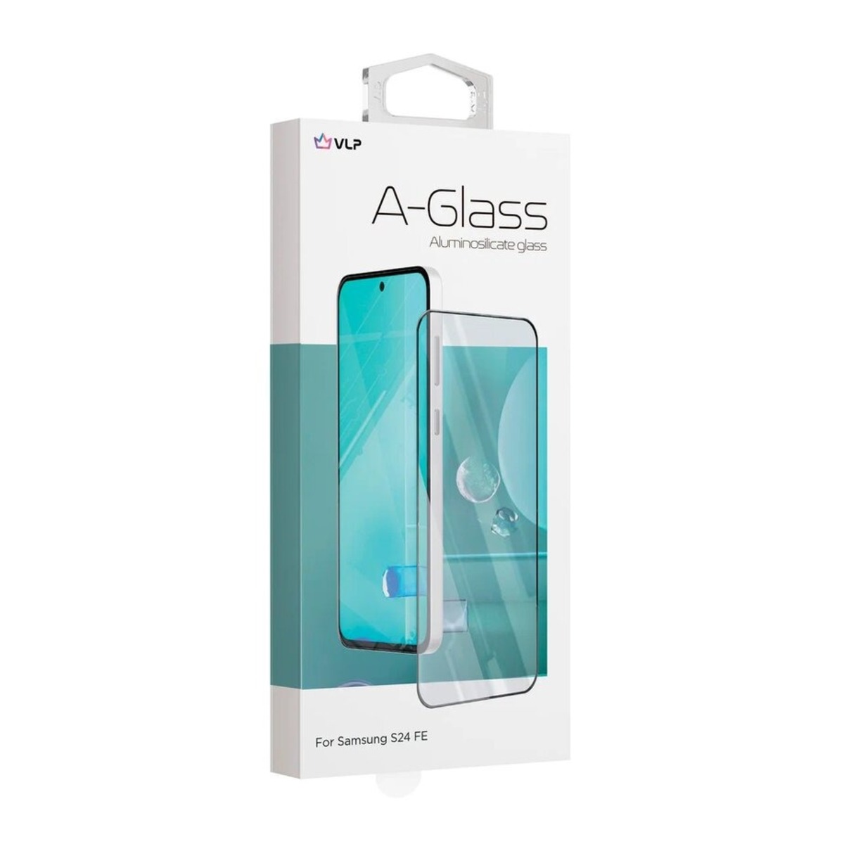 Защитное стекло A-Glass 2.5D VLP для смартфона Samsung S24 FE (Цвет: Black)