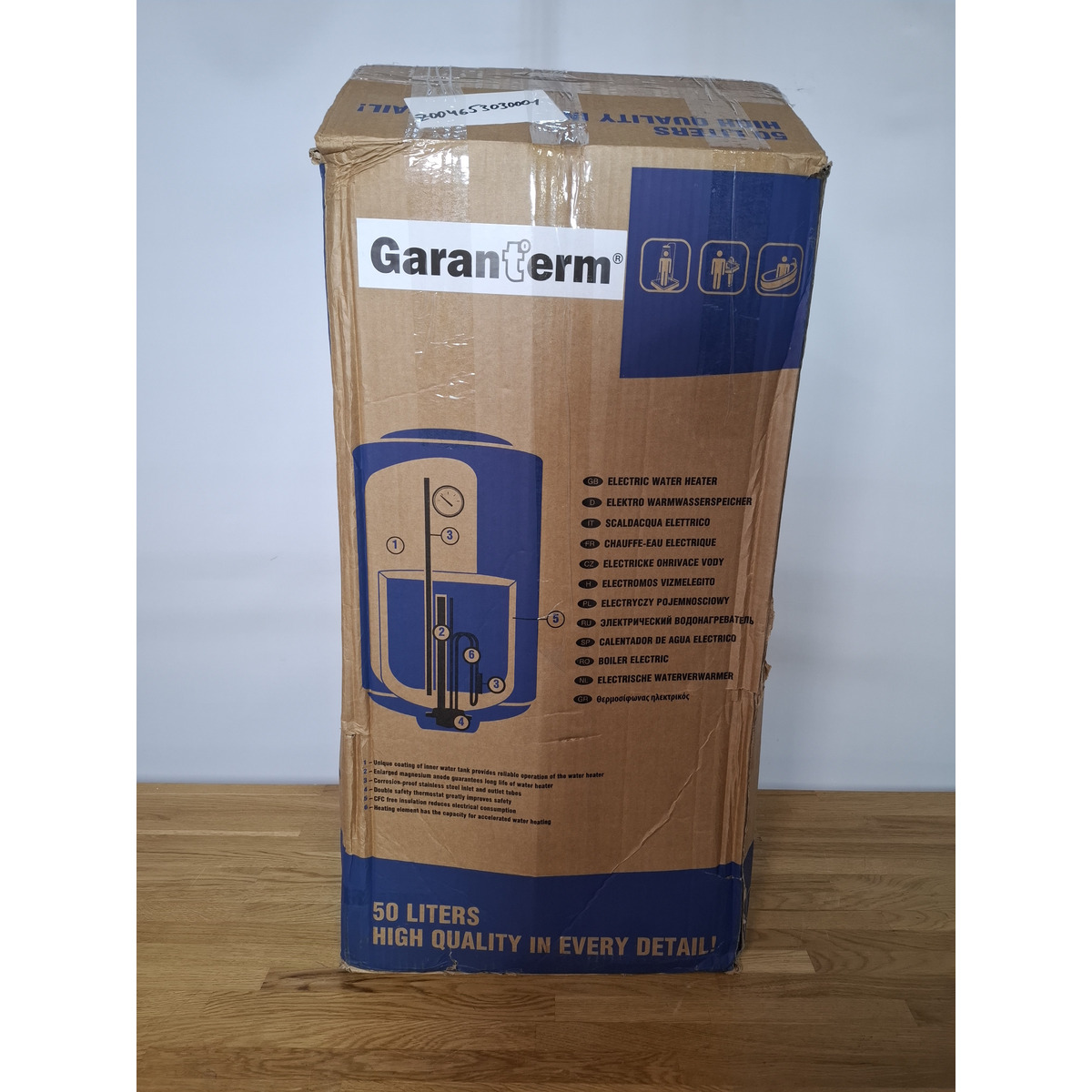 Водонагреватель Garanterm ES 50 V, белый
