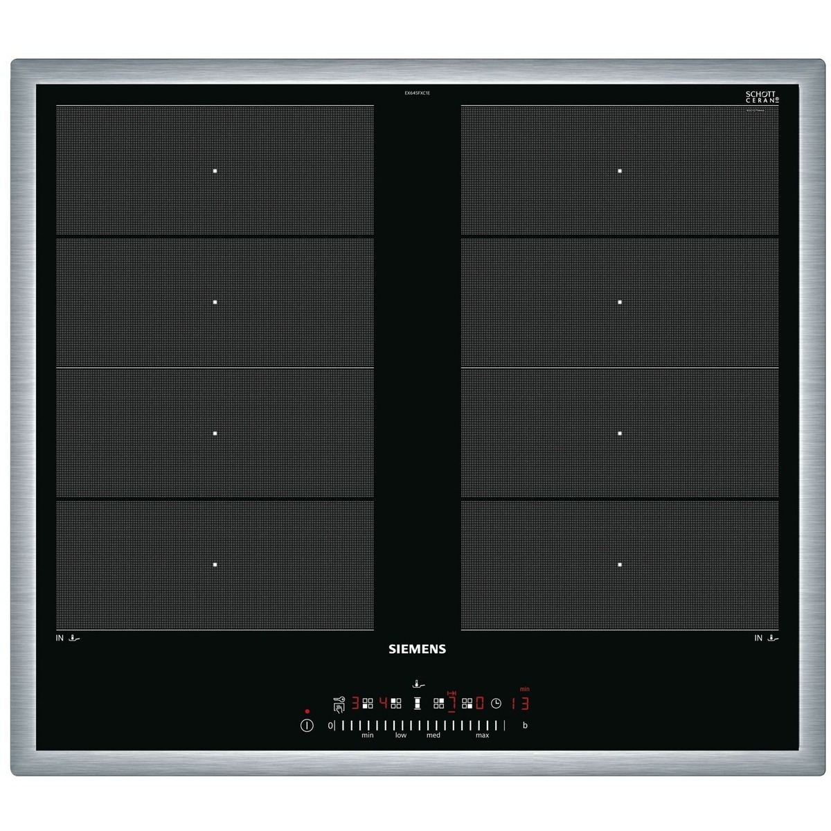 Индукционная варочная панель Siemens EX645FXC1E (Цвет: Black)
