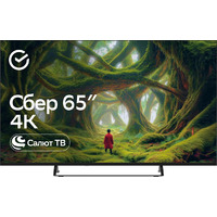 Телевизор Sber 65  SDX-65U5500MBB, черный