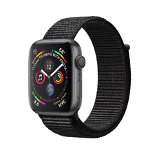 Умные часы Apple Watch Series 4 GPS 44mm Aluminum Case with Sport Loop (Цвет: Space Gray / Black)