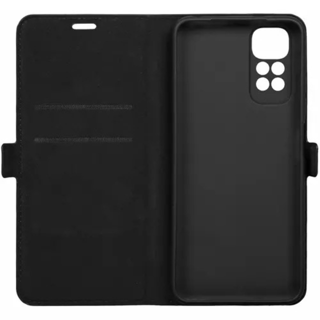 Чехол-книжка Borasco Book Case для смартфона Xiaomi Redmi Note 11/11S, черный