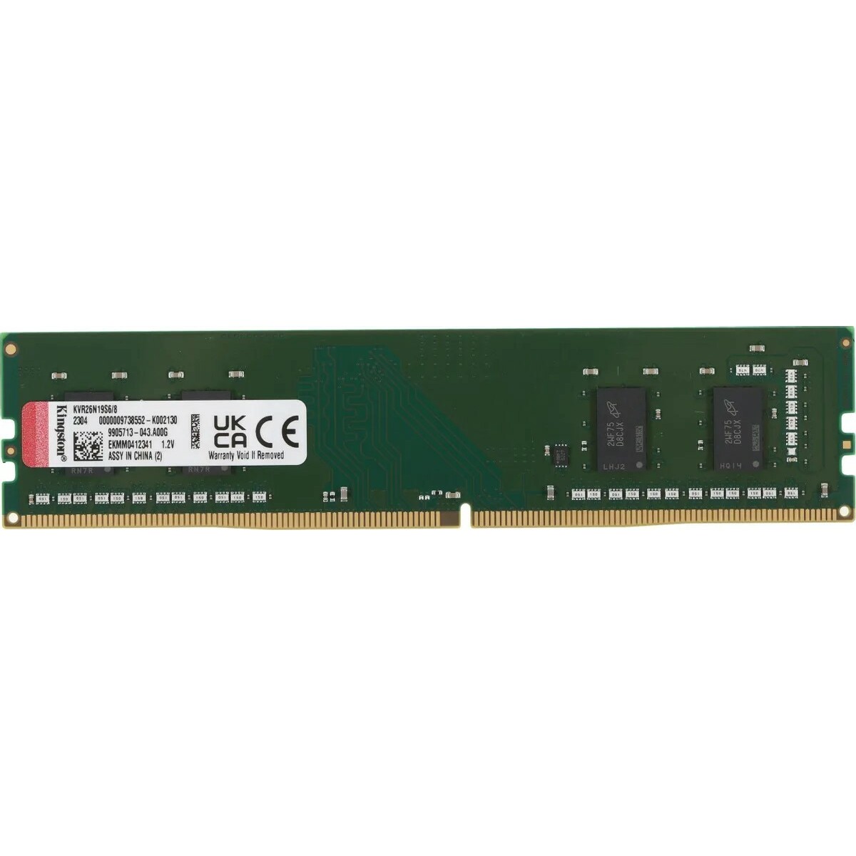 Память DDR4 8Gb 2666MHz Kingston KVR26N19S6/8