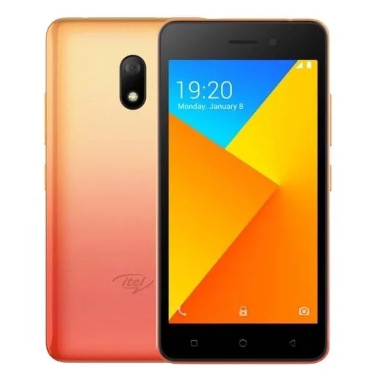 Смартфон Itel A16 Plus (Цвет: Sunglow Gold)