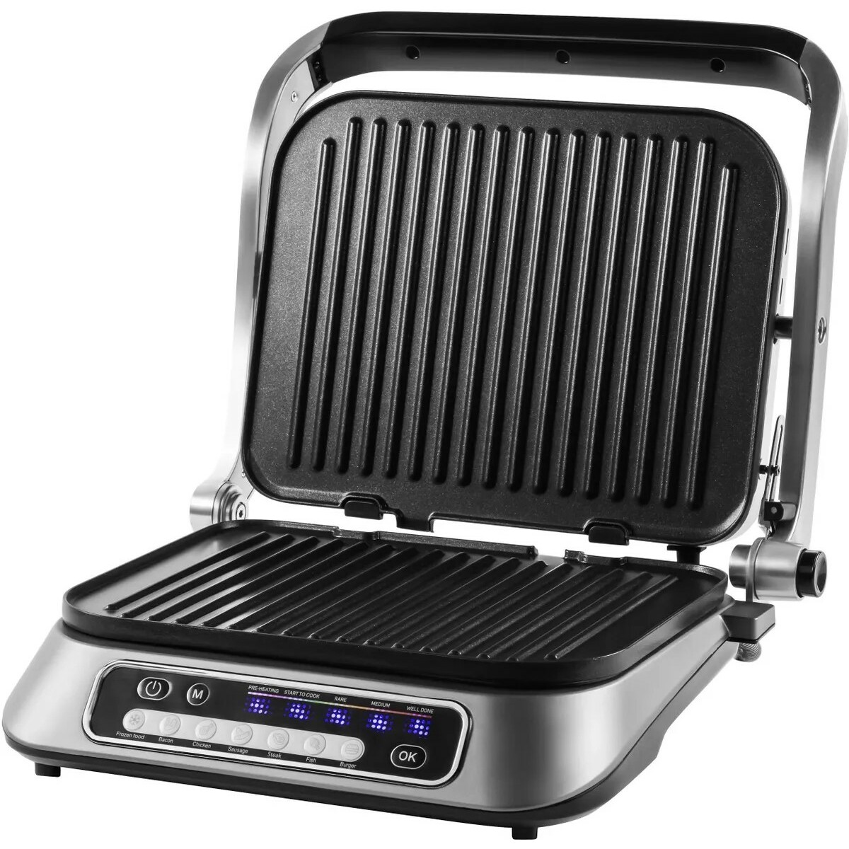 Электрогриль Red Solution SteakPRO RGM-M805 (Цвет: Black/Silver)